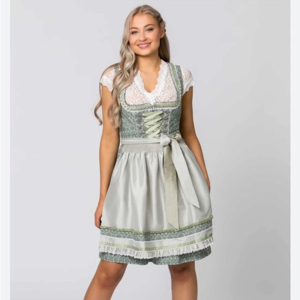 Stockerpoint Mini Dirndl 55 cm “Ruby” Sage
